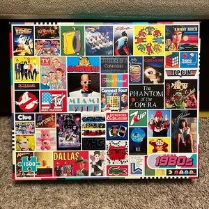 1980s Collage 1500-Piece Jigsaw Puzzle